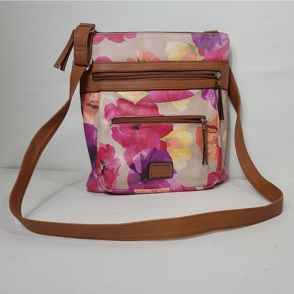 Rosetti Floral Crossbody Bag Purse - Picture 10 of 11